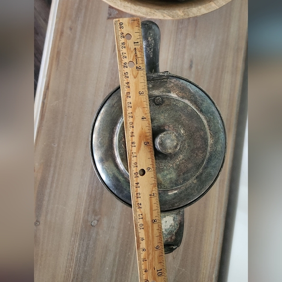 🫗Antique Eureka Quadruple Silver-Plated Engraved Pitcher – "B" Monogram Amazing - Picture 14 of 16